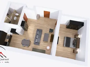 Pronájem bytu 2+kk, Ostrava, Cihelní, 57 m2