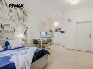 Pronájem bytu 1+kk, Praha - Holešovice, Farského, 35 m2