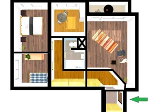 Pronájem bytu 3+1, Praha - Hlubočepy, Lamačova, 69 m2