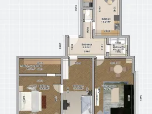 Prodej bytu 3+1, Karlovy Vary, nábřeží Jana Palacha, 96 m2
