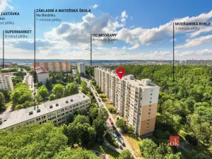 Pronájem bytu 3+1, Praha - Modřany, Urbánkova, 76 m2