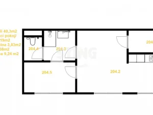 Prodej bytu 2+kk, Žďár nad Sázavou, Nádražní, 45 m2
