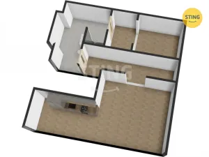 Prodej bytu 2+kk, Žďár nad Sázavou, Nádražní, 44 m2