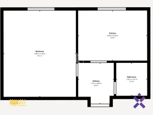 Pronájem bytu 1+1, Vsetín, Na Hrázi, 31 m2