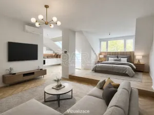 Pronájem bytu 1+kk, Praha - Smíchov, Holečkova, 56 m2