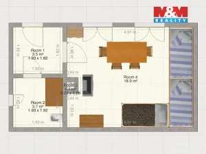 Prodej chaty, Plešnice, 35 m2