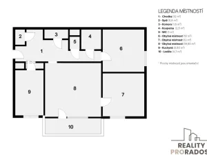 Prodej bytu 3+1, Brno, Švermova, 72 m2