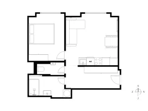 Prodej bytu 2+kk, Praha - Vršovice, Jakutská, 41 m2