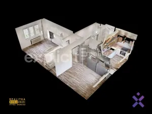 Pronájem bytu 2+1, Zlín - Malenovice, Husova, 50 m2