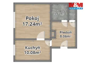 Pronájem bytu 1+1, Plzeň - Východní Předměstí, Francouzská třída, 40 m2