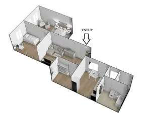 Pronájem bytu 3+kk, Brno - Staré Brno, Pekařská, 75 m2