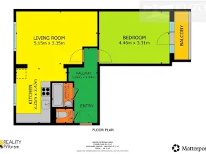 Pronájem bytu 2+kk, Praha, Oravská, 51 m2