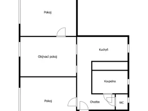 Prodej bytu 3+1, Žďár nad Sázavou, Okružní, 78 m2