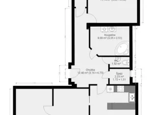 Pronájem bytu 3+1, Pardubice, Štefánikova, 99 m2