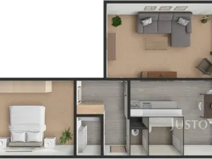 Prodej bytu 2+1, Písek - Budějovické Předměstí, třída Přátelství, 60 m2