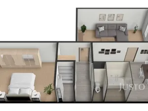 Prodej bytu 2+1, Písek - Budějovické Předměstí, třída Přátelství, 60 m2