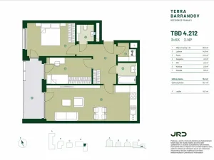 Prodej bytu 3+kk, Praha - Hlubočepy, Silurská, 76 m2