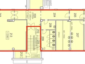 Pronájem kanceláře, Šternberk, Nádražní, 323 m2
