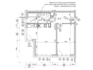 Pronájem bytu 2+kk, Plzeň, Zahradní, 57 m2