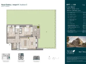 Prodej bytu 3+kk, Praha - Dolní Chabry, Kadaňská, 90 m2