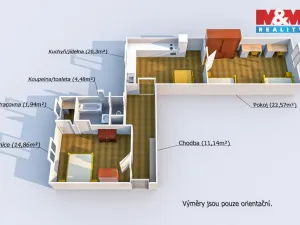 Prodej bytu 2+1, Plzeň - Jižní Předměstí, Edvarda Beneše, 70 m2