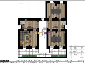 Prodej bytu 2+1, Praha - Smíchov, Janáčkovo nábřeží, 85 m2