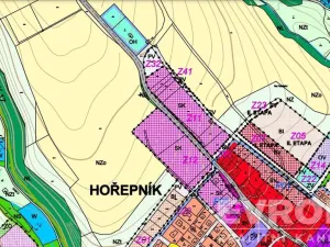 Prodej pozemku, Hořepník, 966 m2
