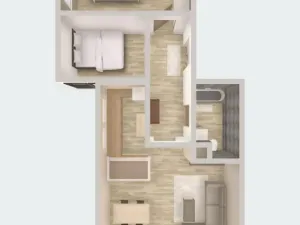 Pronájem bytu 3+kk, Plzeň - Bolevec, U Velkého rybníka, 66 m2