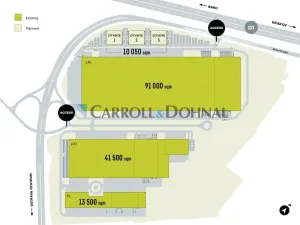Pronájem skladu, Ostrava - Hrušov, Žižkova, 12400 m2