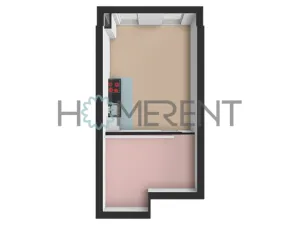 Pronájem bytu 1+kk, Praha - Holešovice, V háji, 28 m2