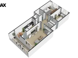 Prodej bytu 3+1, Jesenice, V Lázních, 72 m2