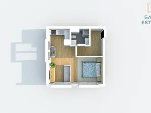 Pronájem bytu 1+kk, Bystřice pod Hostýnem, Sídliště, 35 m2