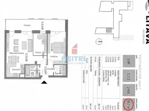 Prodej bytu 2+kk, Slavkov u Brna, Slovanská, 68 m2