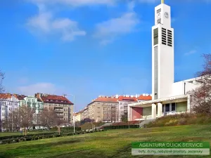 Pronájem bytu 1+kk, Praha - Vršovice, náměstí Svatopluka Čecha, 33 m2