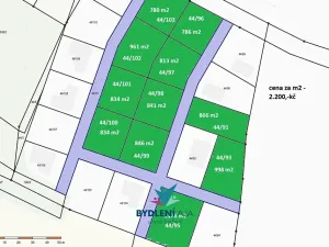 Prodej pozemku pro bydlení, Modlany, 780 m2