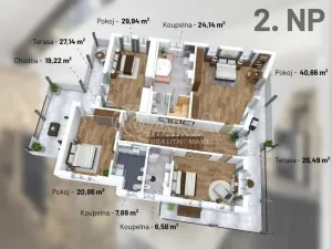 Prodej rodinného domu, Praha - Kolovraty, V louce, 470 m2