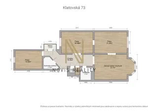 Pronájem bytu 3+1, Plzeň, Klatovská třída, 116 m2