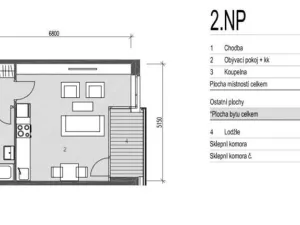 Pronájem bytu 1+kk, Praha, U průhonu, 38 m2