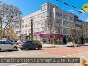 Pronájem kanceláře, Zlín, třída Tomáše Bati, 108 m2