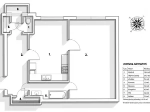 Prodej bytu 2+kk, Praha - Nusle, 62 m2
