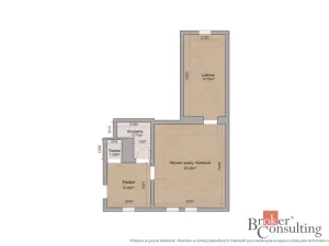 Pronájem bytu 2+kk, Tlučná, Tlučenská kolonie, 58 m2