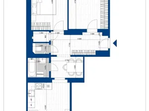 Prodej bytu 3+kk, Praha - Střešovice, Patočkova, 66 m2