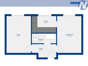 Prodej bytu 2+1, Vimperk, Pod Homolkou, 51 m2