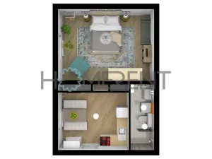 Pronájem bytu 1+1, Praha - Malešice, Bakalářská, 38 m2