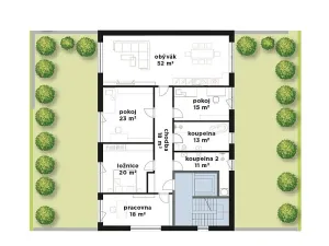 Prodej bytu 5+kk, Praha - Braník, Pod svahem, 180 m2