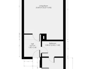Pronájem bytu 1+kk, Praha - Zbraslav, Spojařů, 45 m2