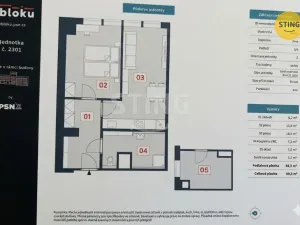 Prodej bytu 3+1, Praha, Peroutkova, 59 m2