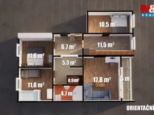 Prodej bytu 4+1, Teplice - Trnovany, Olbrachtova, 88 m2