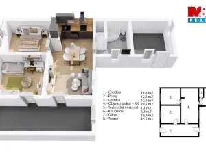 Prodej rodinného domu, Žiželice, Rožumberkova, 70 m2