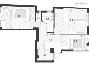 Prodej bytu 3+kk, Praha - Karlín, Sokolovská, 110 m2